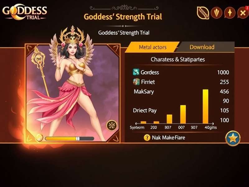 Goddess S Strength Trial character selection screen